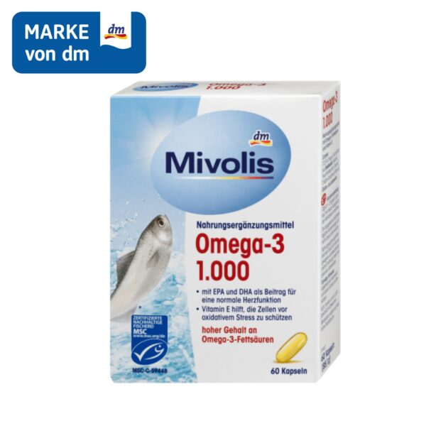 Mivolis Omega-3 1000 (60 Capsules)