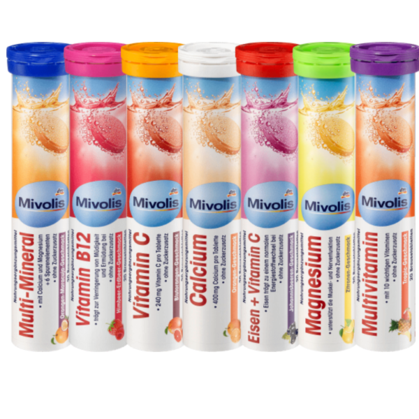 Mivolis Promo Pack: 7 Essential Effervescent Supplements