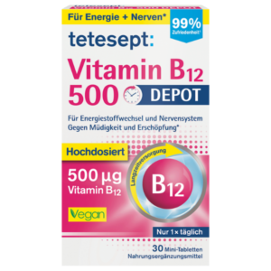 Vitamine B12 Depot 500 µg, comprimés, 30 pièces, 8,3 g