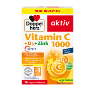 Doppelherz Vitamine C 1000 + D3 + Zinc