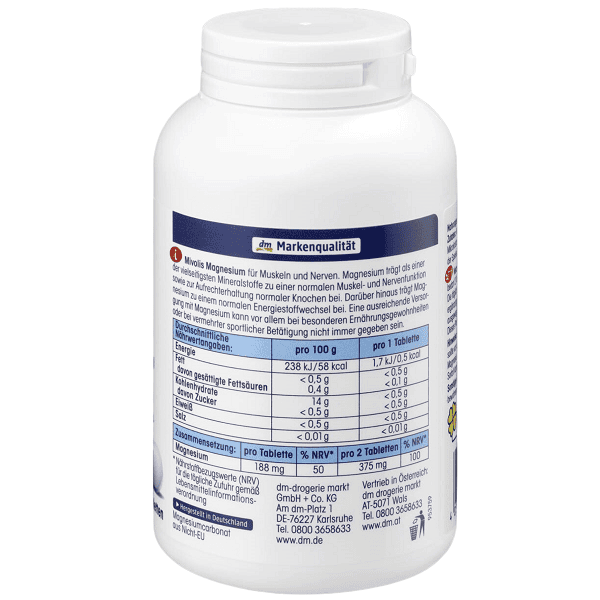 Magnésium, comprimés, 300 pièces, 210 g